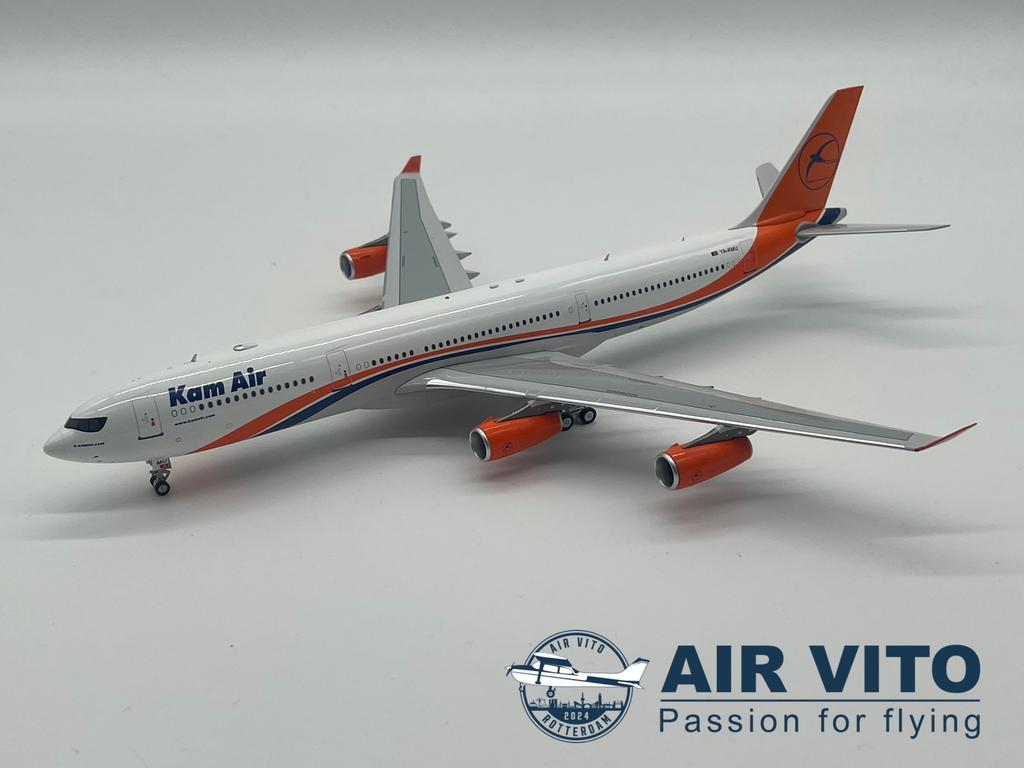 Kam Air Airbus A340-300 Retro models nieuw 1:200 schaalmodel, Air vito., Schaalmodel, -, -