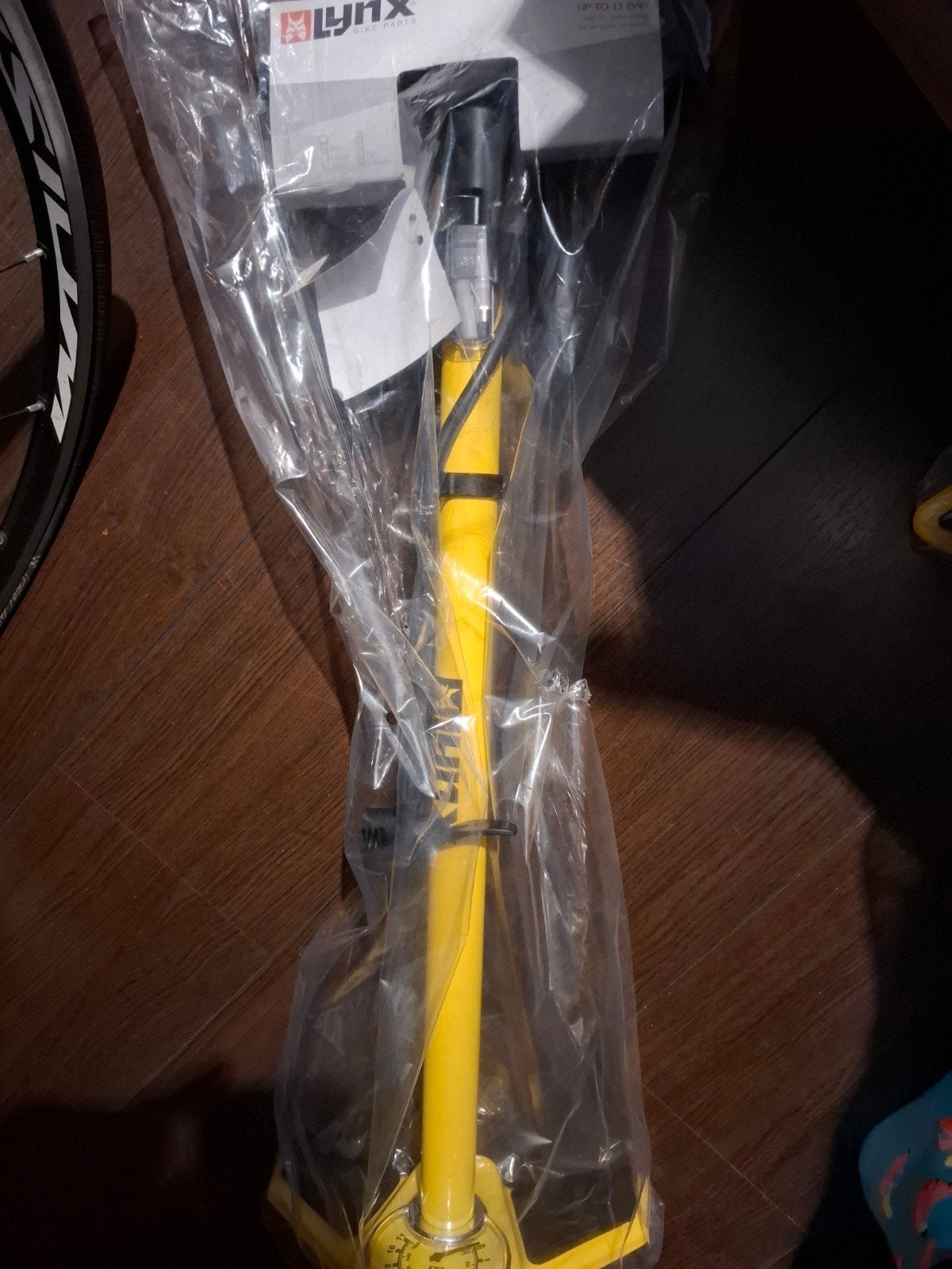 Lynx fietspomp hoge druk 11 bar racefiets sportfiets nieuw, Ophalen of Verzenden, Drukmeter, Nieuw