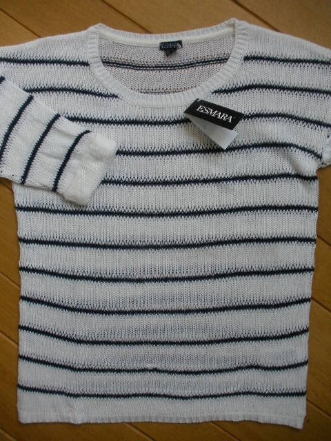 ESMARA trui wit blauw streep maat S - nieuw -, Ophalen of Verzenden, Nieuw, Maat 38/40 (M), Blauw