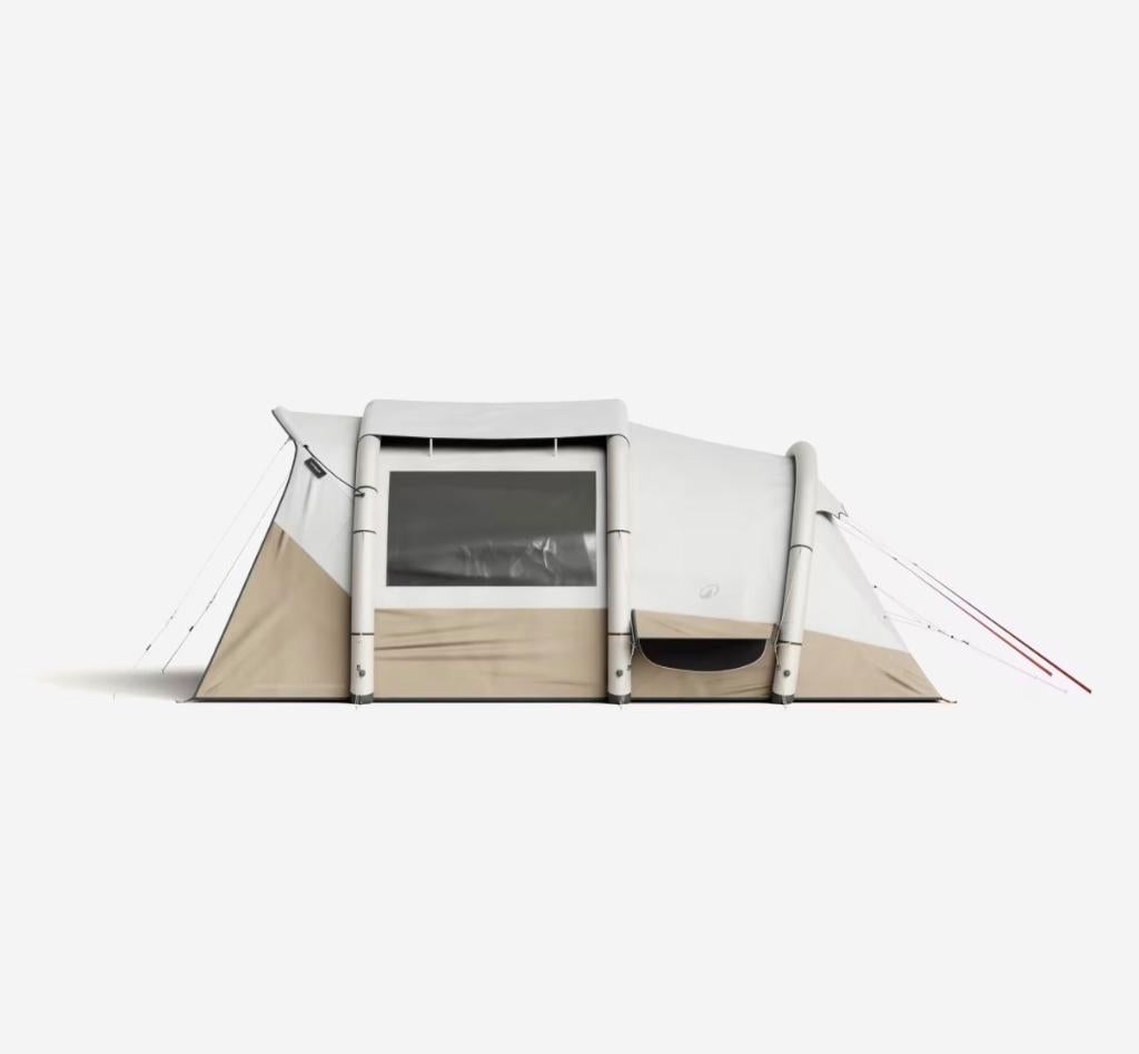 QUENCHUA Air Seconds 6.3 Fresh & Black 6-persoons tent, Caravans en Kamperen, Tenten, Ophalen, Zo goed als nieuw, Tot en met 6