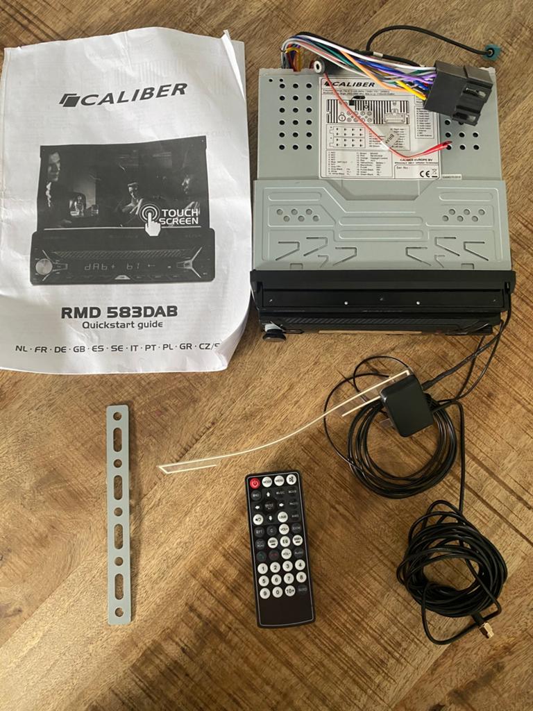 Caliber RMD583DAB Autoradio met DAB+ en Bluetooth, Auto diversen, Autoradio's, Ophalen of Verzenden, Zo goed als nieuw