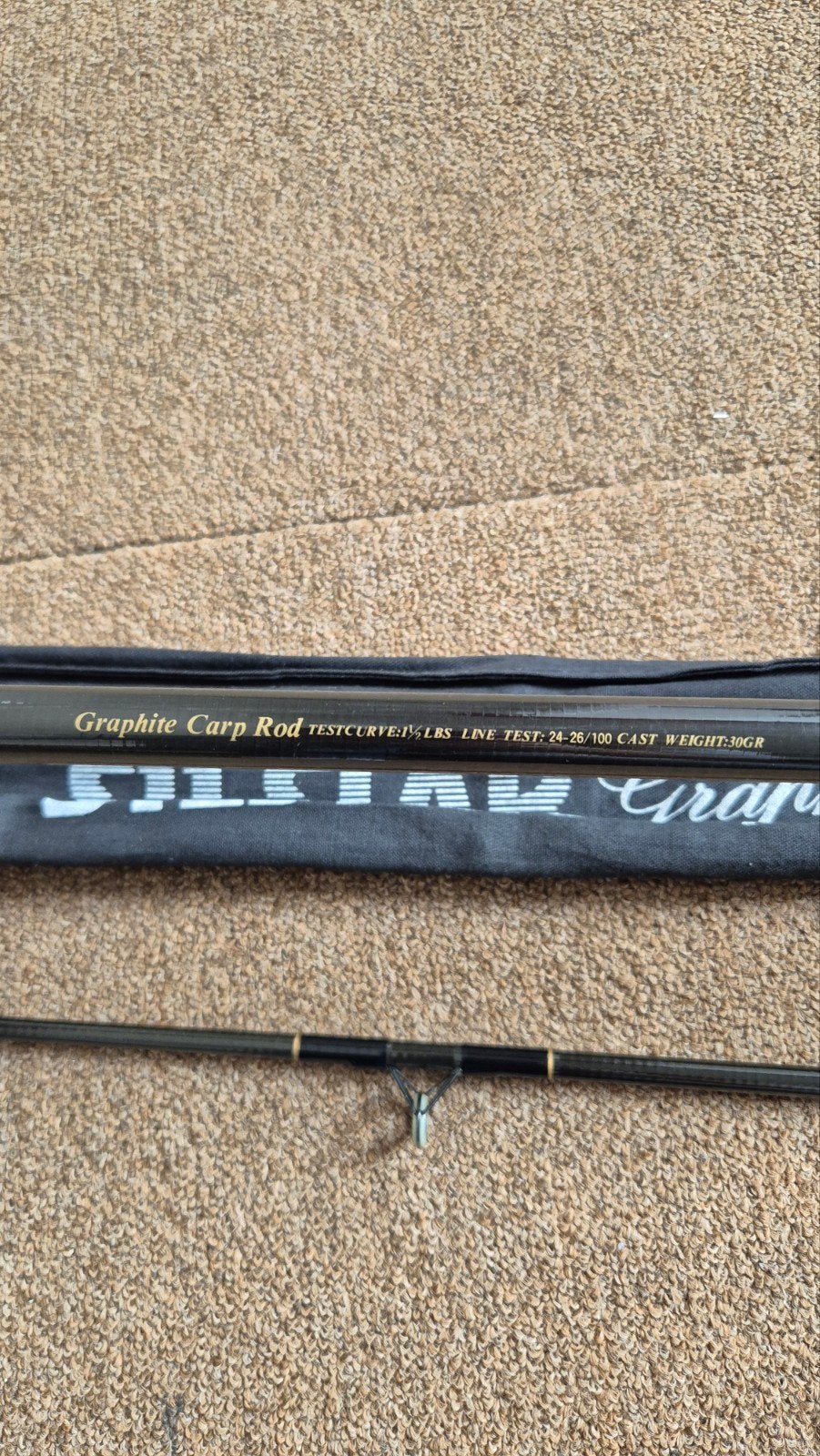 Silstar Graphite 3553-330 Karperhengel - 3.30m, 1.5 lbs, Watersport en Boten, Hengelsport | Algemeen, Ophalen, Gebruikt, Werphengel
