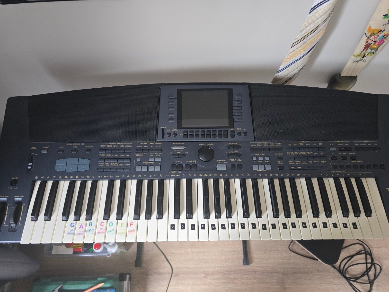Technics SX-KN5000 Keyboard met standaard en handleiding, Ophalen, Met standaard, Technics, 61 toetsen