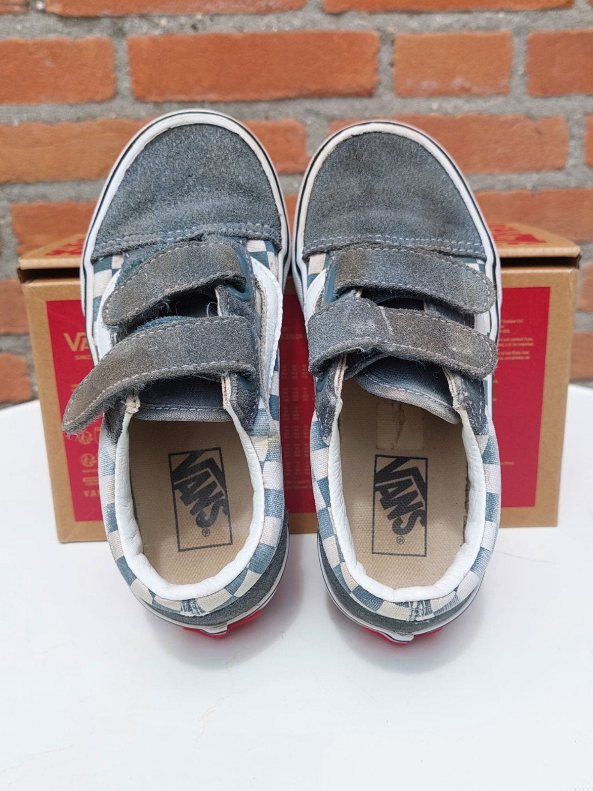 Vans Old Skool V Checkerboard Kinderschoenen Maat 30, Gebruikt, Vans, Jongen of Meisje, Schoenen