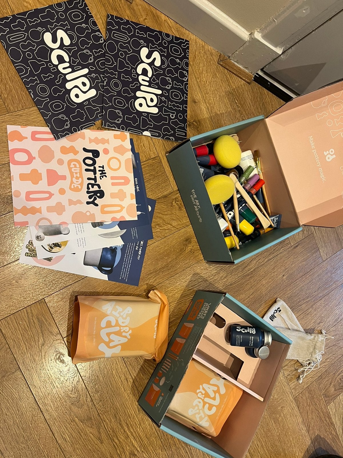 Sculpd- airdry klei kit, Ophalen, Zo goed als nieuw