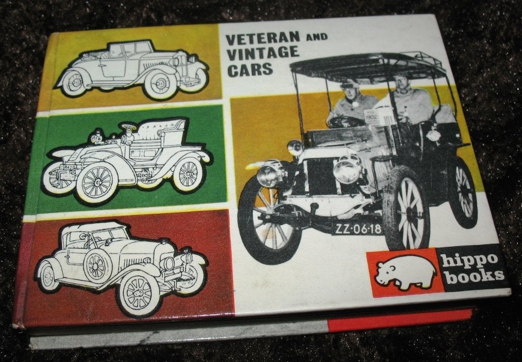 Veteran and vintage cars Hippo Books oldtimers booklet 1962