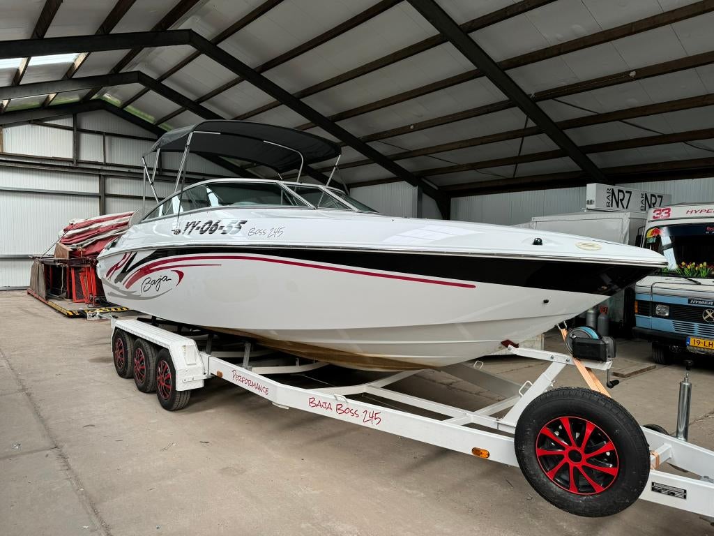 Baja 245 496 Mag HO 425PK UNIEK, Watersport en Boten, Ophalen, Gebruikt, Binnenboordmotor, 6 meter of meer