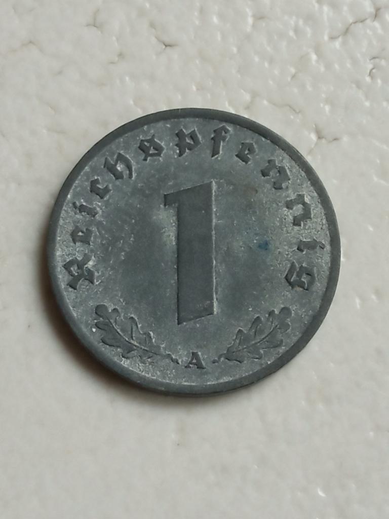 Duitse Rijk 1 reichspfennig 1940 A., Ophalen of Verzenden, Duitsland, Losse munt