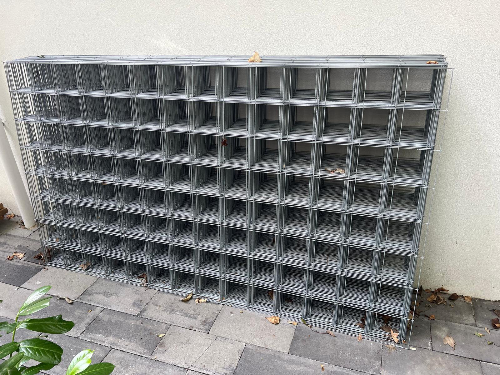Draadstaalmat om vloerverwarmingsbuis vast te zetten, Tuin en Terras, Schuttingen, Ophalen, Zo goed als nieuw, Minder dan 3 meter