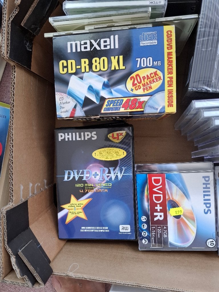 DVD + CD - R + RW, Computers en Software, Beschrijfbare discs, Ophalen, Dvd