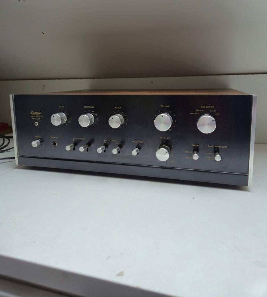 Sansui AU-555A Versterker & TU-5500 Tuner Set, Ophalen of Verzenden