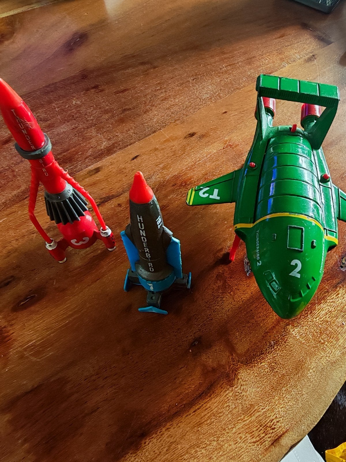 Thunderbirds 1, 2 (4) & 3 - Vintage Speelgoed, Ophalen of Verzenden