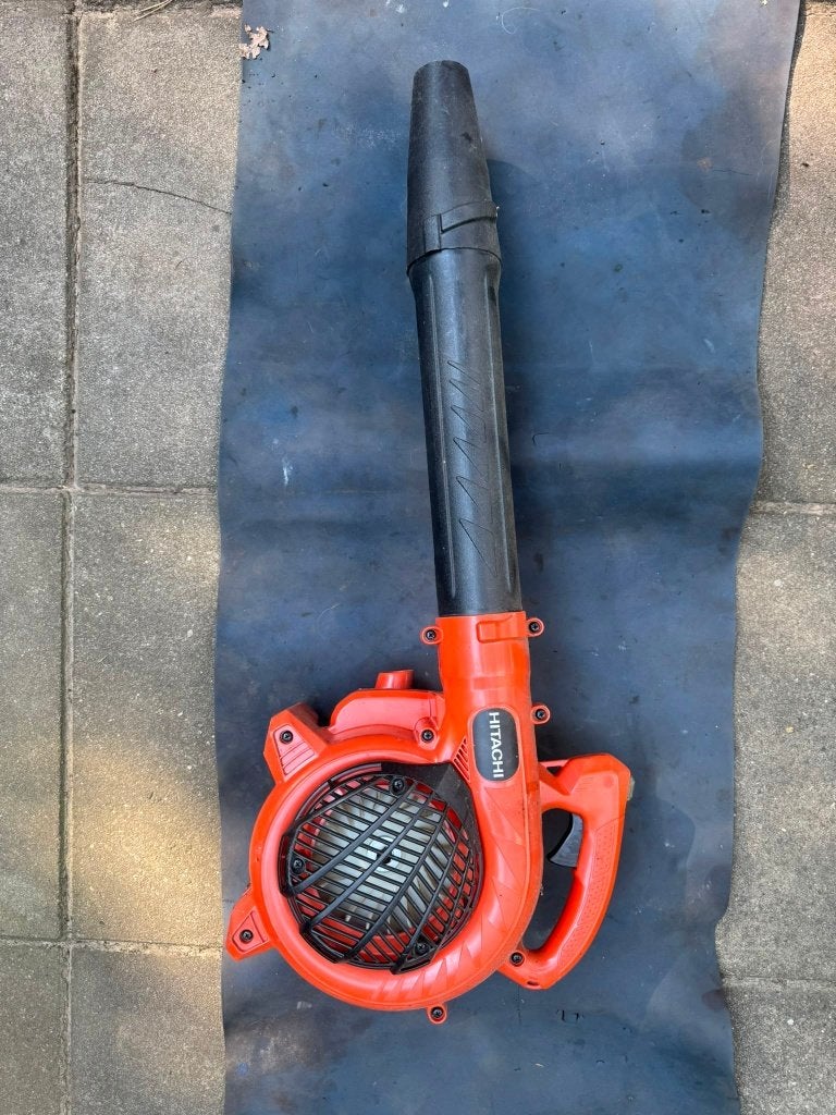 Handgedragen Hitachi bladblazer, Tuin en Terras, Bladblazers, Ophalen, Gebruikt, Handgedragen, Hitachi