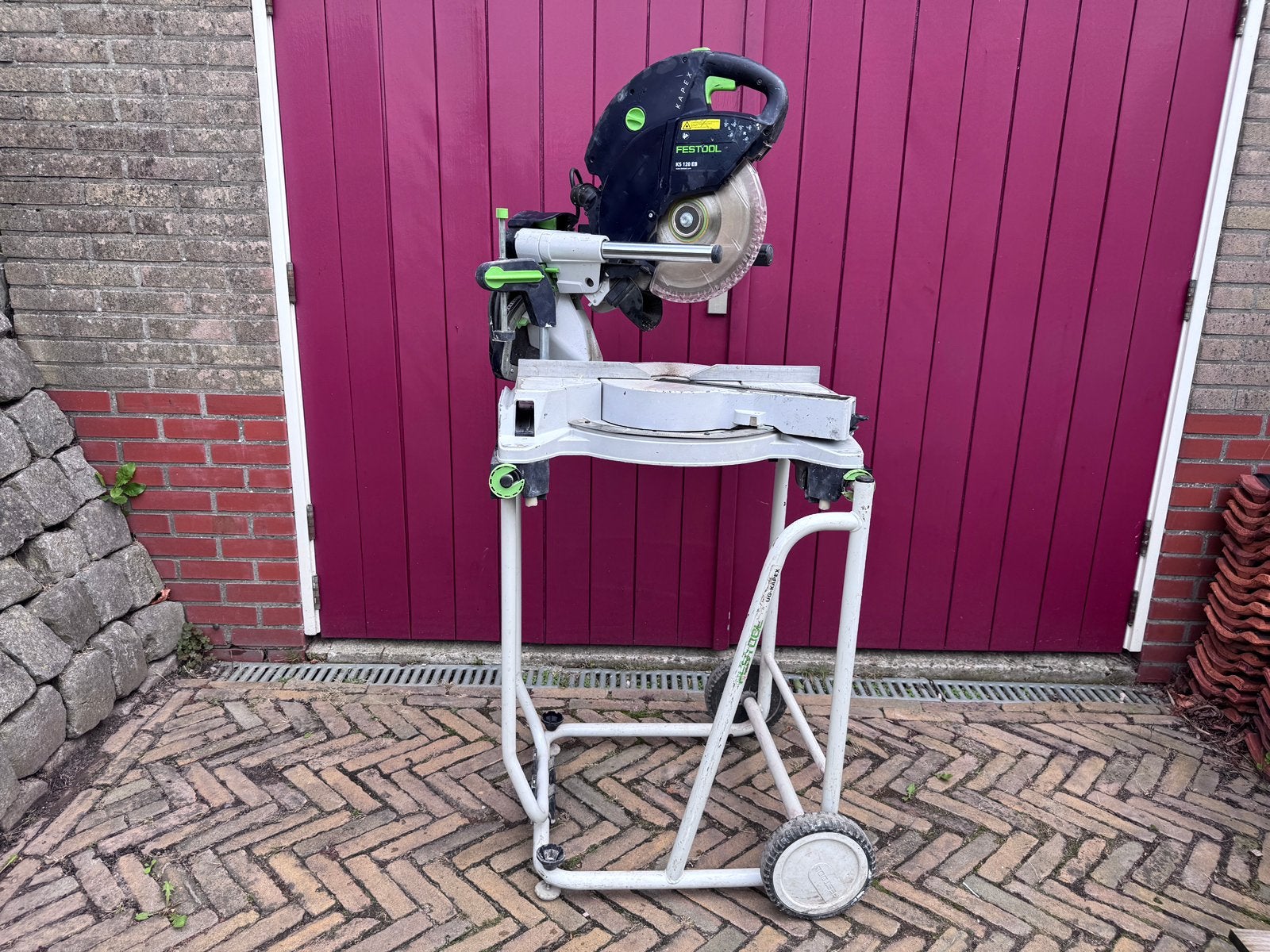 Festool KS 120, kapex inclusief UG onderstel, Ophalen, Gebruikt, 70 mm of meer, Afkortzaag