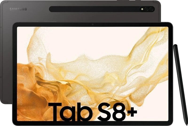 Samsung Galaxy Tab S8+ 12.4" Wi-Fi 256 GB met S Pen en hoes, Computers en Software, Android Tablets, 12 inch, Ophalen of Verzenden