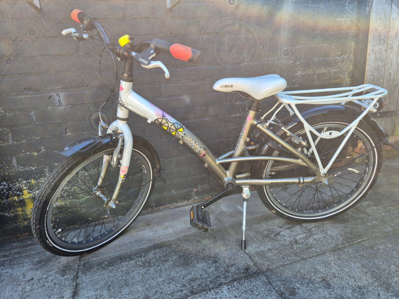 Meisjesfiets 20 inch - Torker Foxy Lady, Terugtraprem, Gebruikt, Ophalen of Verzenden, Handrem