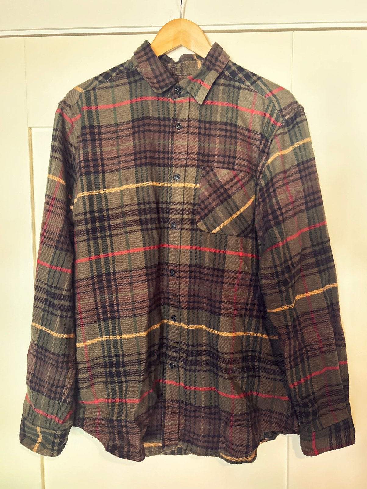 Portuguese Flannel blouse maat XL, Ophalen, Zo goed als nieuw, Groen, Halswijdte 43/44 (XL)