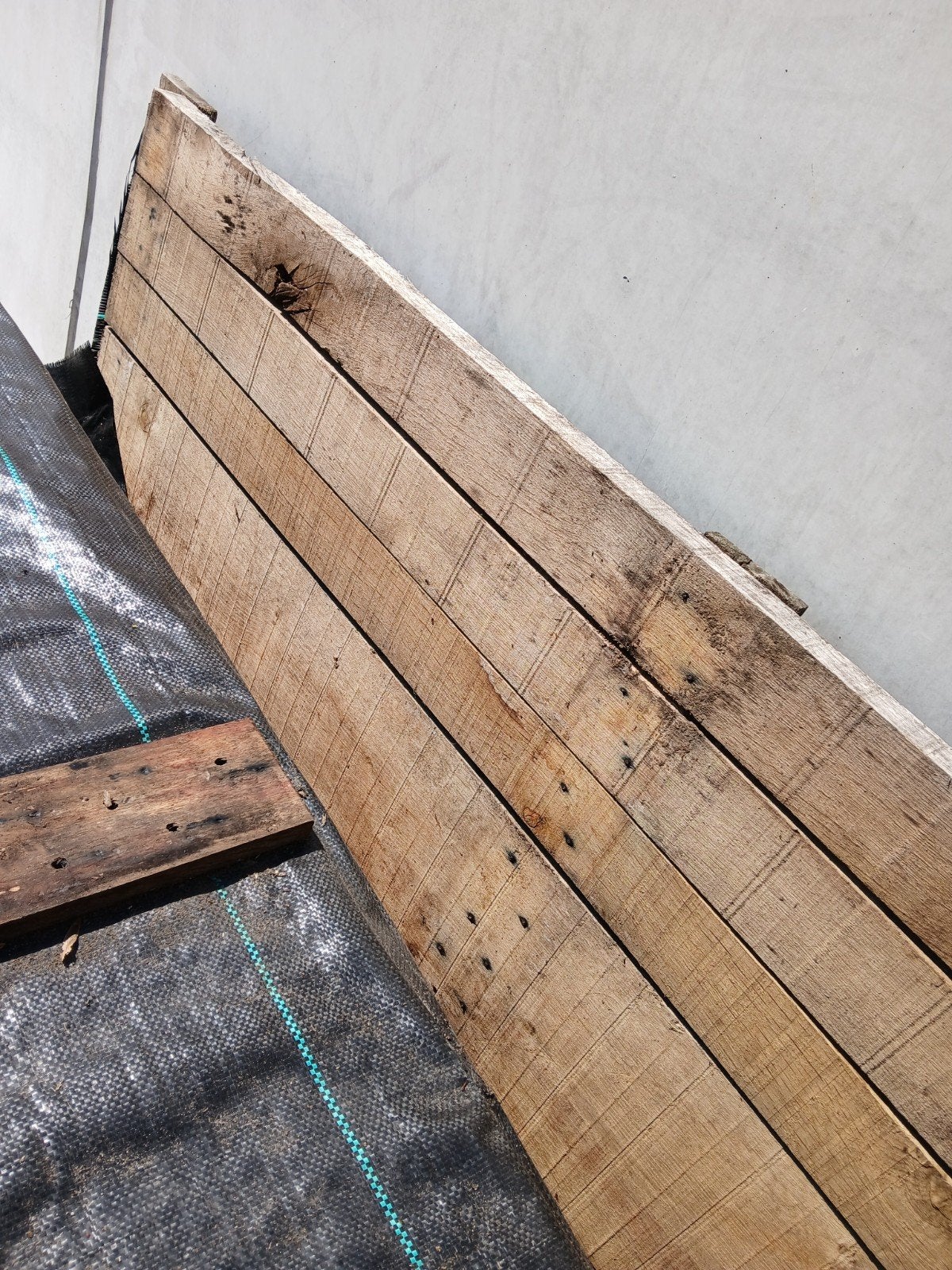 nieuwe Eiken beschoeiing Schotten, Ophalen, Nieuw, 250 cm of meer, Planken