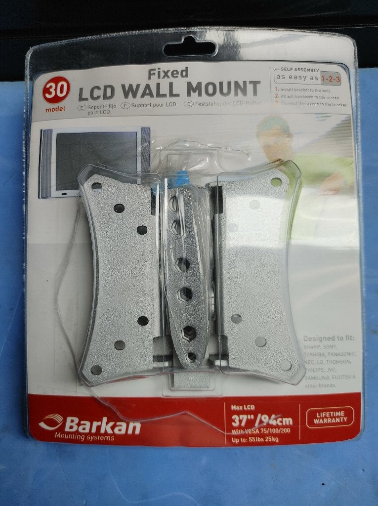 Barkan tv beugel vesa 75/100/200 maximaal 37inch, Ophalen of Verzenden, Nieuw