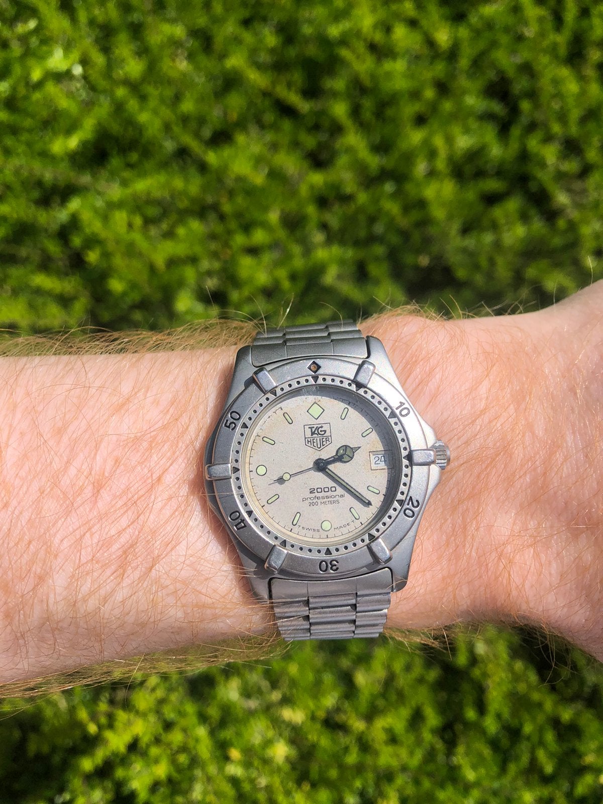 TAG Heuer Professional 2000 - 38mm, Overige merken, Staal, Met bandje, Polshorloge
