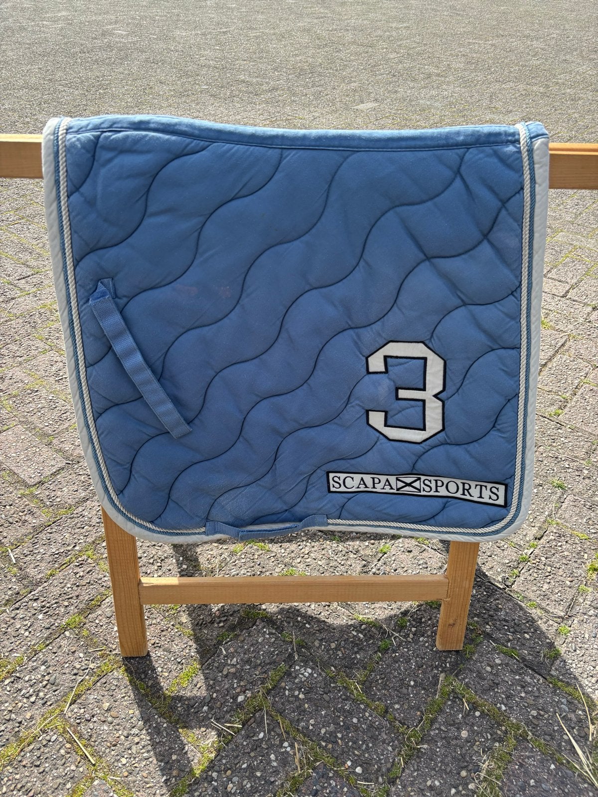 Scapa dressuurdekje, Ophalen of Verzenden, Blauw, Dressuurdekje