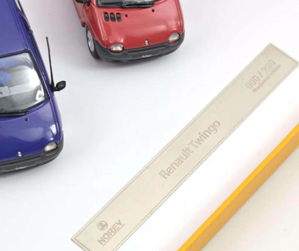 Renault Twingo 1993 4 cars Gift box 1:43 lim.ed NOREV 517423, Verzenden, Nieuw, Auto, Norev