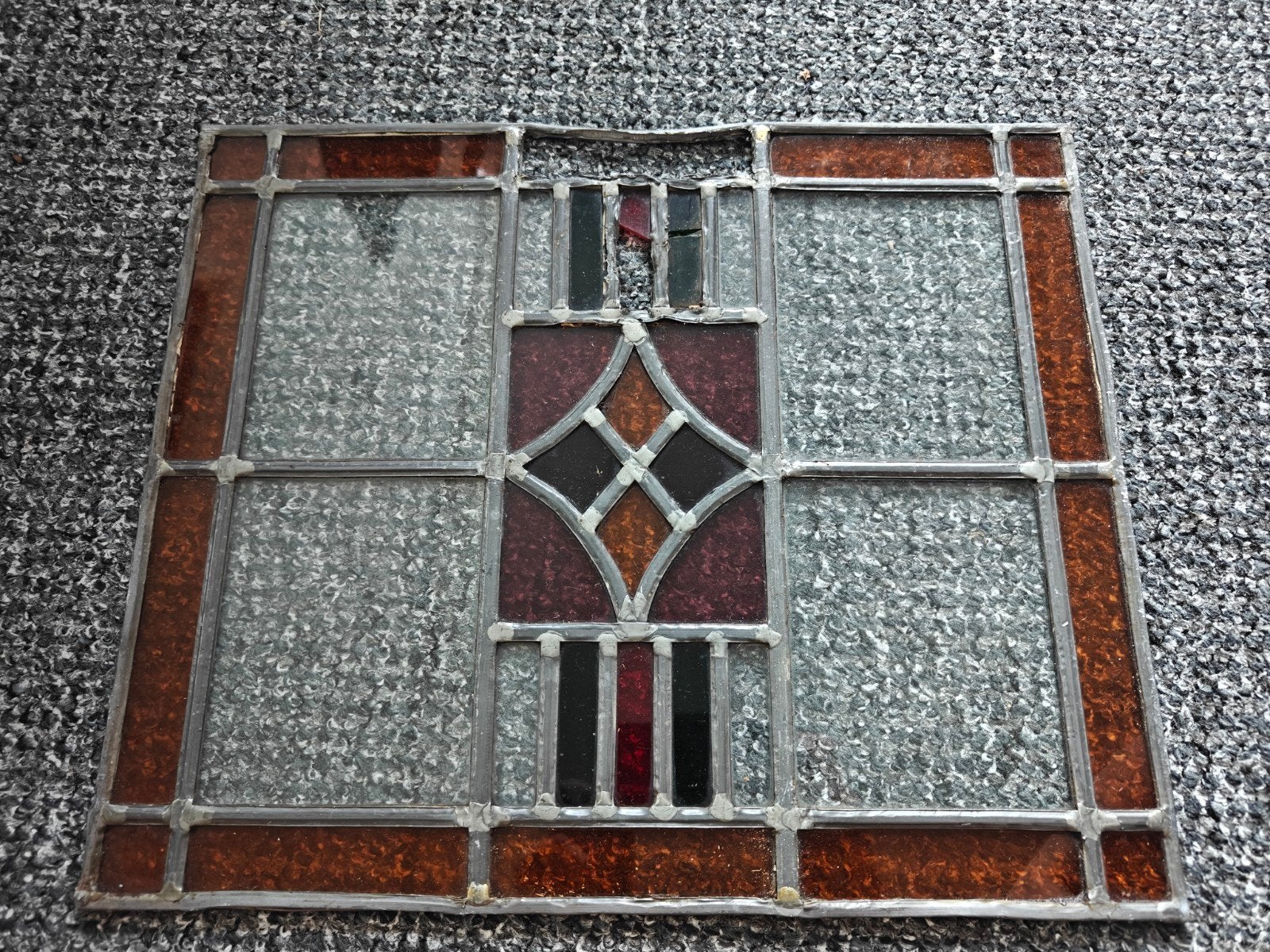 Glas in lood, Doe-het-zelf en Verbouw, Glas en Ramen, Ophalen, Minder dan 80 cm, Glas in lood, Minder dan 80 cm