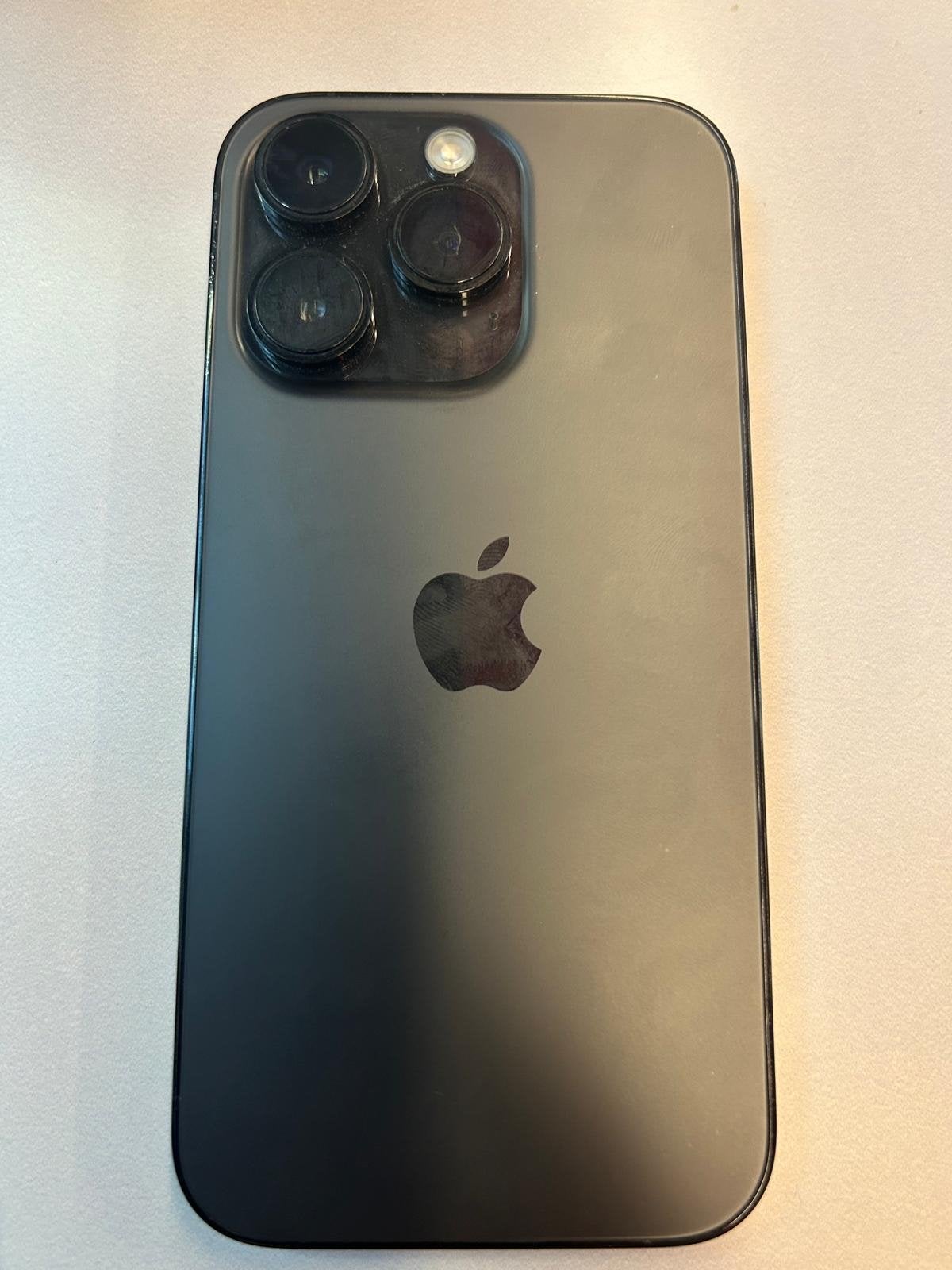 iPhone 14 Pro, Telecommunicatie, Mobiele telefoons | Apple iPhone, Gebruikt, Zwart, IPhone 15 Pro Max, 76 %