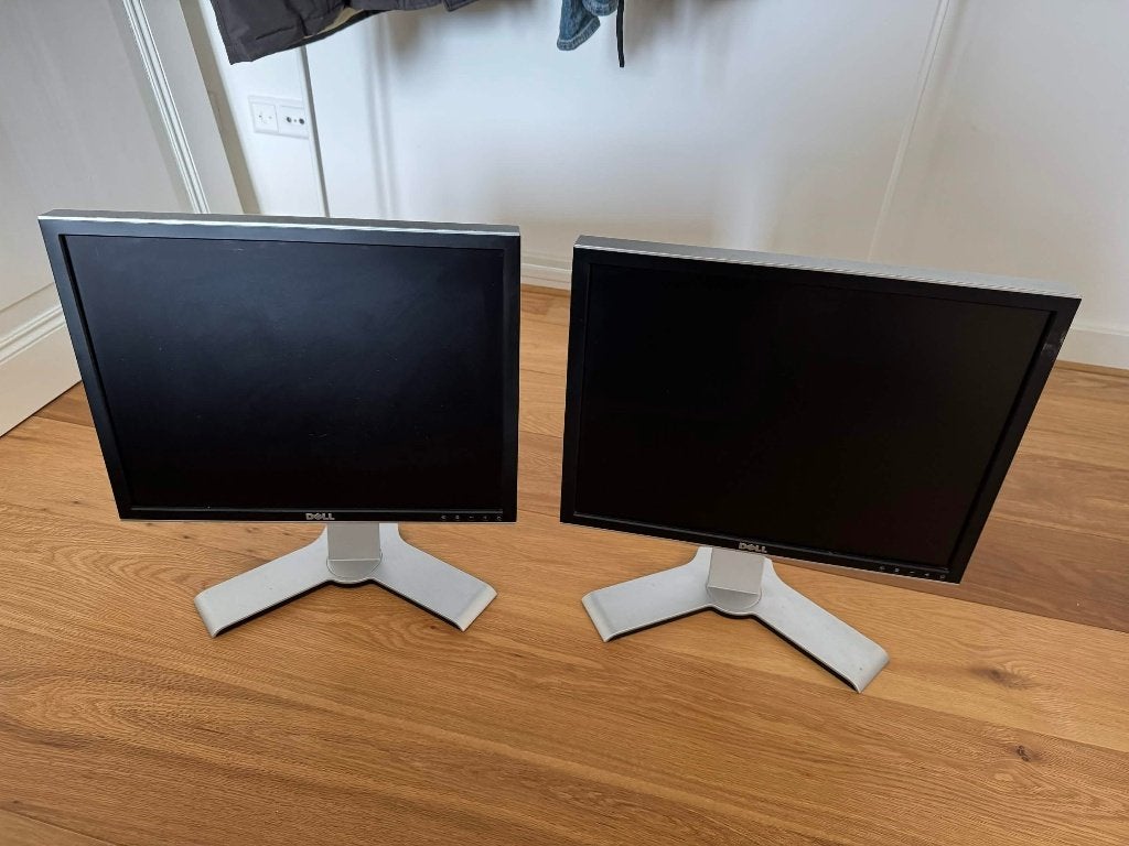 2x Dell 2007FP 20 inch IPS 4:3 retro gaming monitor, Computers en Software, Monitoren, Ophalen, Gebruikt, IPS, Dell