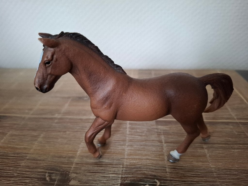 Schleich 42338 Trakehner paard uit spring set, Ophalen of Verzenden, Zo goed als nieuw