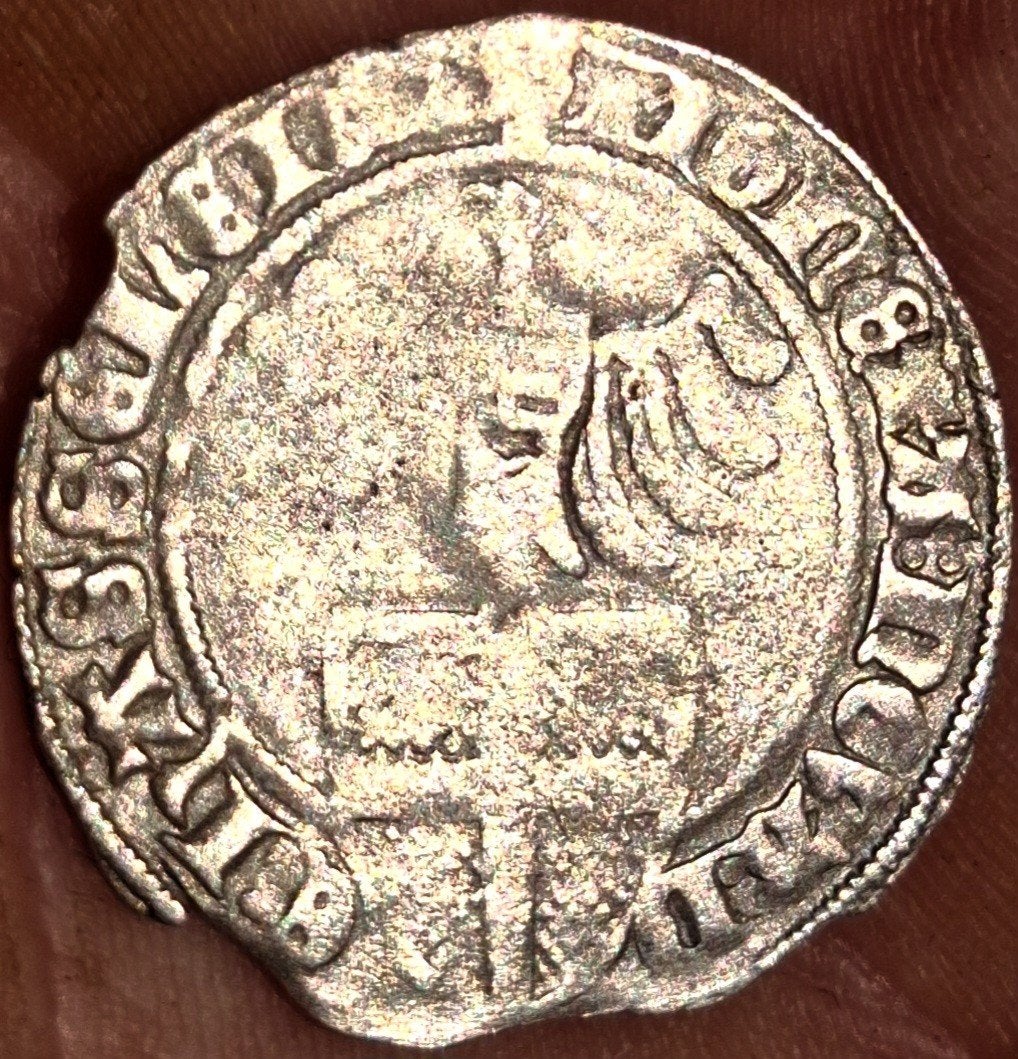 Bodemvondst - 1 groot - bisdom Utrecht - 1393 / 1423 - RRR, Vóór koninkrijk, Zilver, Losse munt, Overige waardes