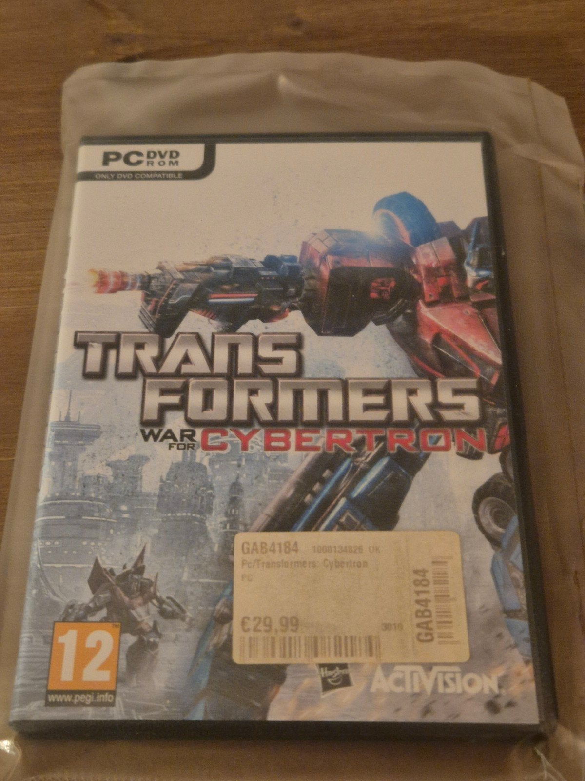 Transformers War for Cybertron PC DVD-ROM - Zeer Zeldzaam, Online, Shooter, Ophalen of Verzenden, Zo goed als nieuw