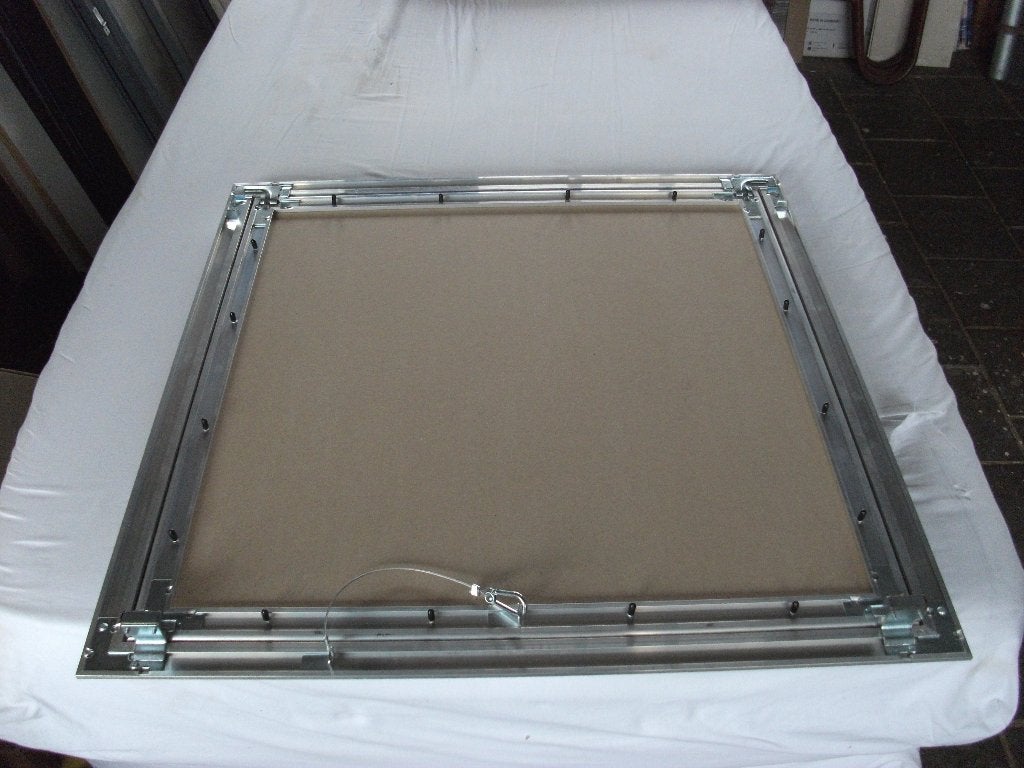 Inspectieluik met gipsplaat - 60x60 cm Alustar 2,5 cm dik, Doe-het-zelf en Verbouw, Platen en Panelen, Ophalen, Gebruikt, Overige materialen