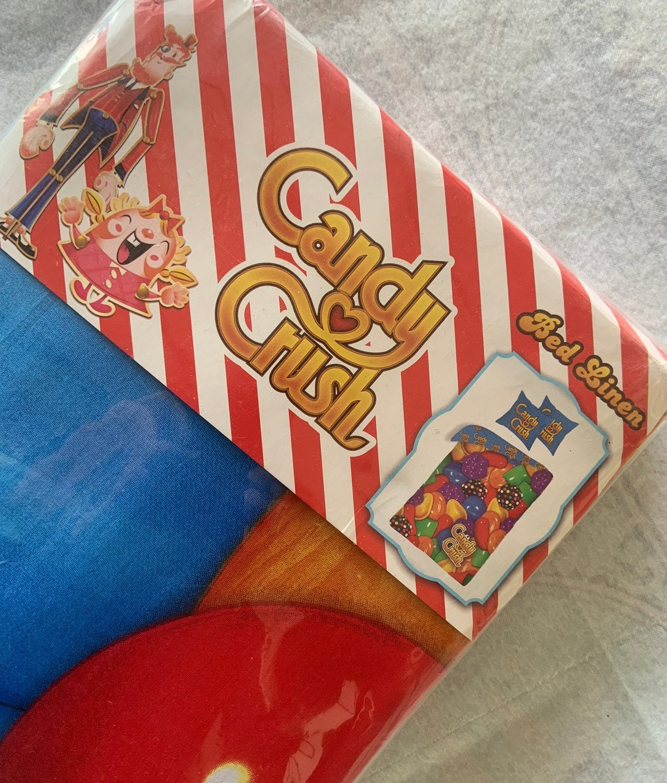 Candy Crush SAGA Beddengoed bed SET dekbedovertrek 200x135, P, Meerkleurig, Dekbedovertrek, P