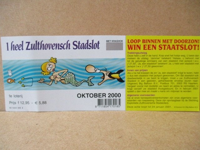 adv11126 zulthovensch stadslot, Ophalen, Overige figuren, Gebruikt, Overige typen