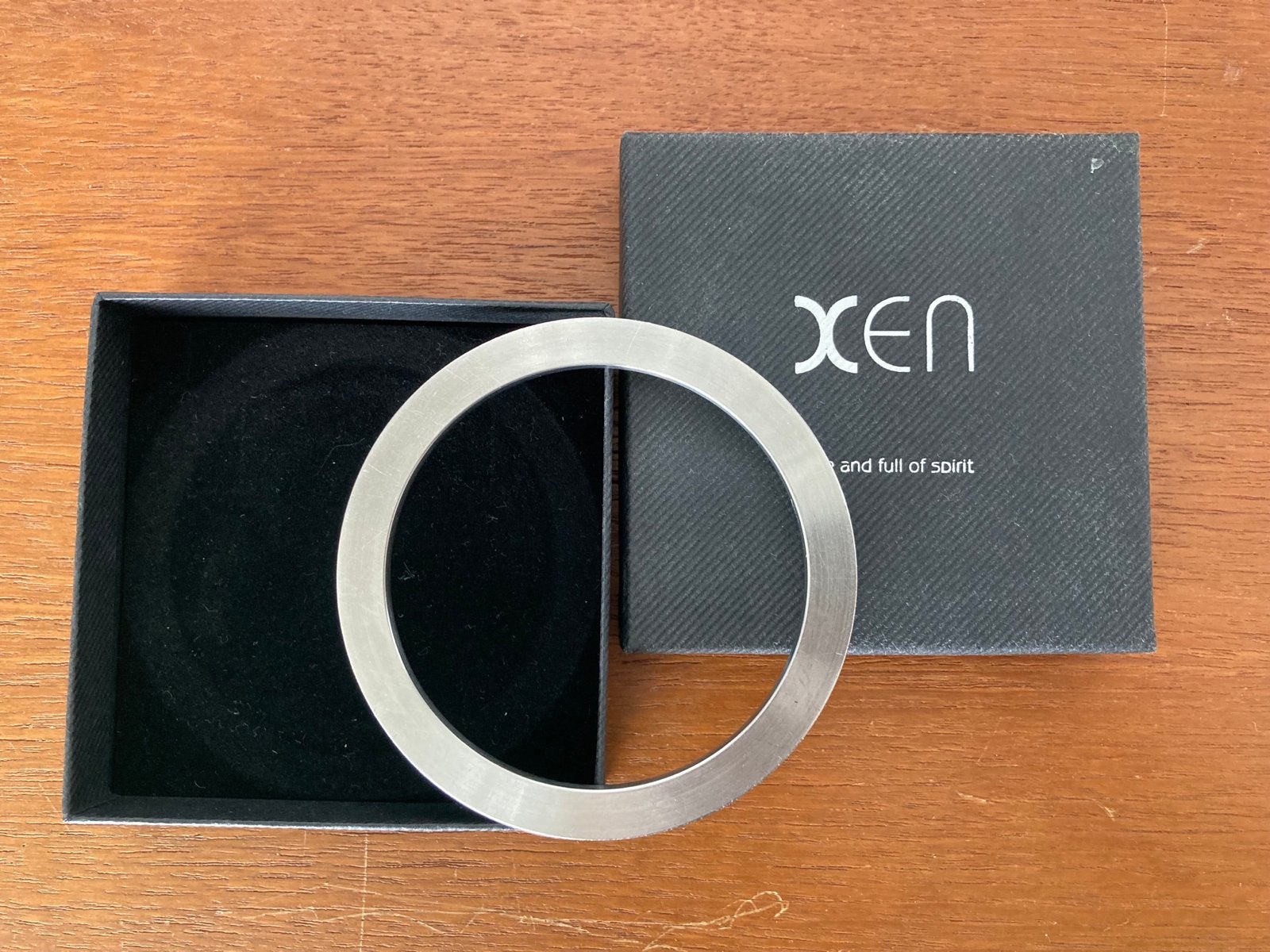 Minimalistische XEN Armband van Edelstaal - 6,5 cm, Sieraden, Tassen en Uiterlijk, Ophalen of Verzenden, Gebruikt, Zilver, Staal