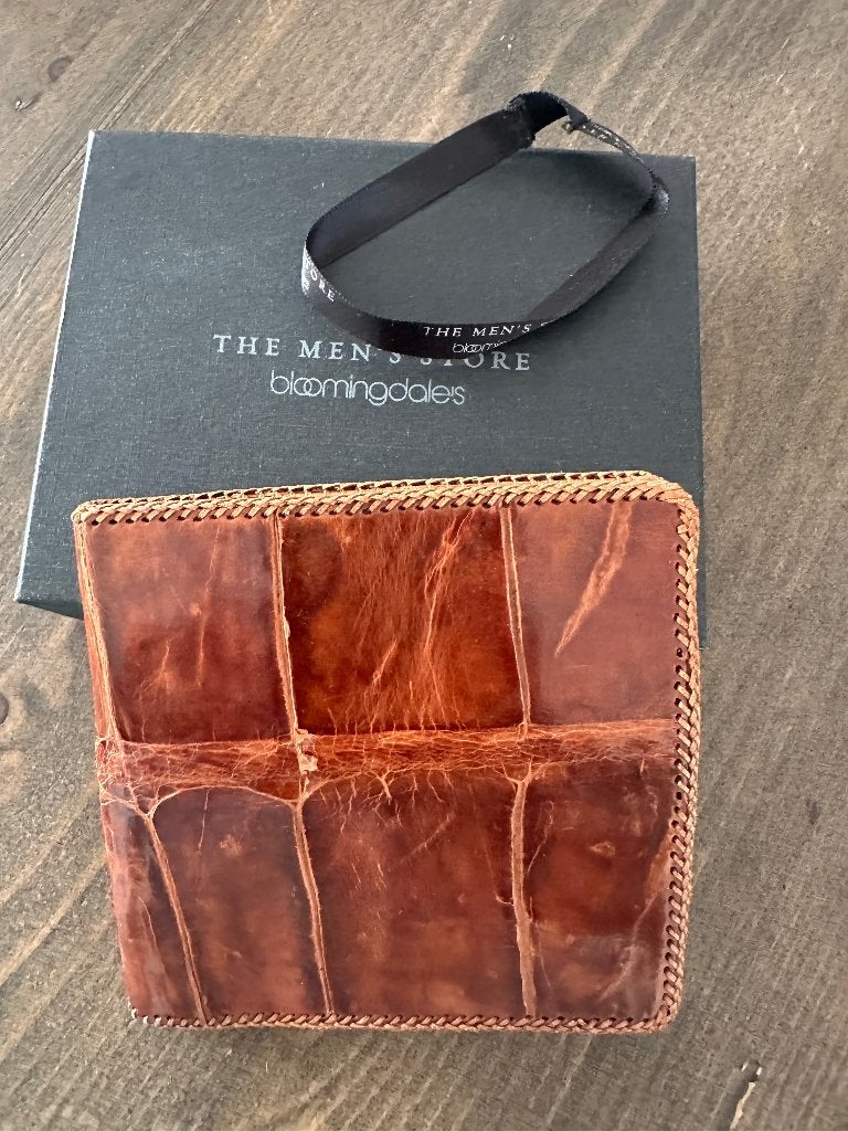 Billfold portemonnee, Ophalen, Nieuw, Bruin, Leer