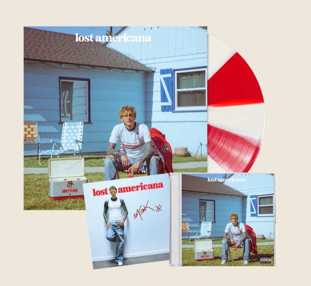 Machine Gun Kelly MGK Lost Americana Signed Bundle Vinyl CD, LP, Rock, Verzenden, Gatefold hoes