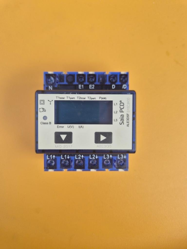SBC Saia PCD ALE305F 3-fase energiemeter, Ophalen of Verzenden, Zo goed als nieuw, Overige typen
