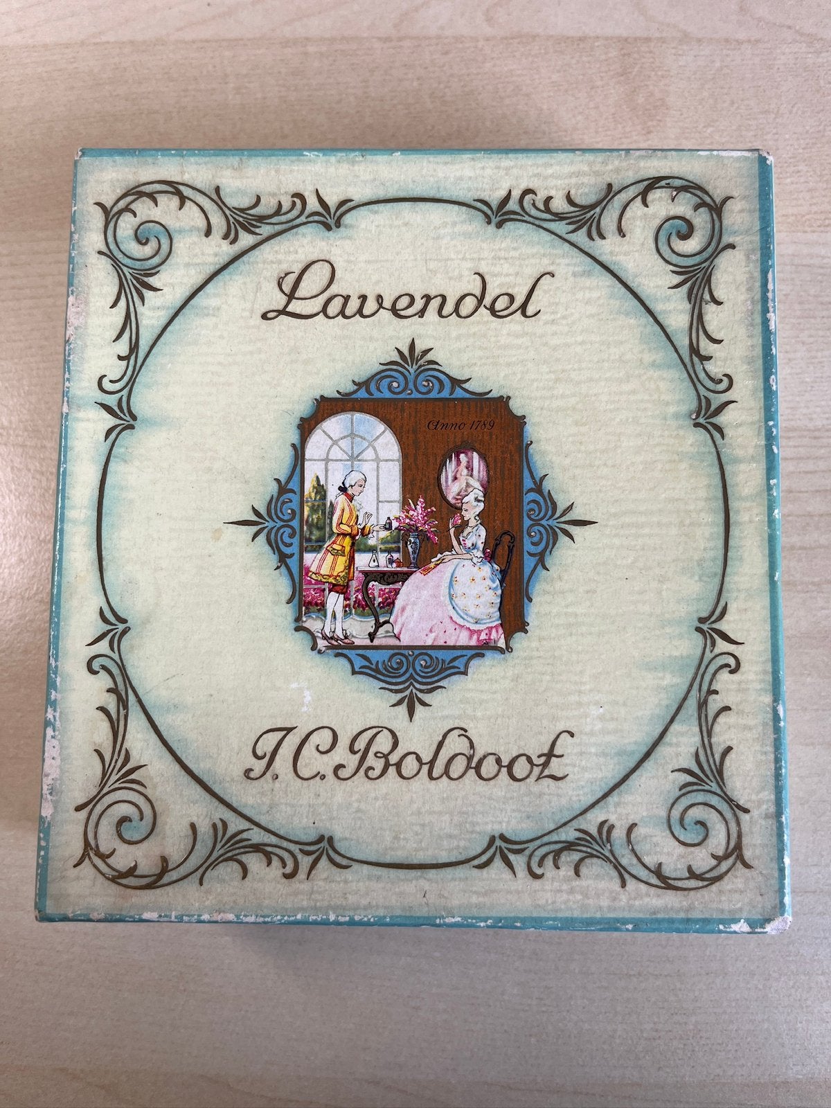 Vintage Boldoot Eau de Cologne ‘Lavendel’ geschenkset, Verzamelen, Ophalen of Verzenden, Gebruikt, Parfumfles