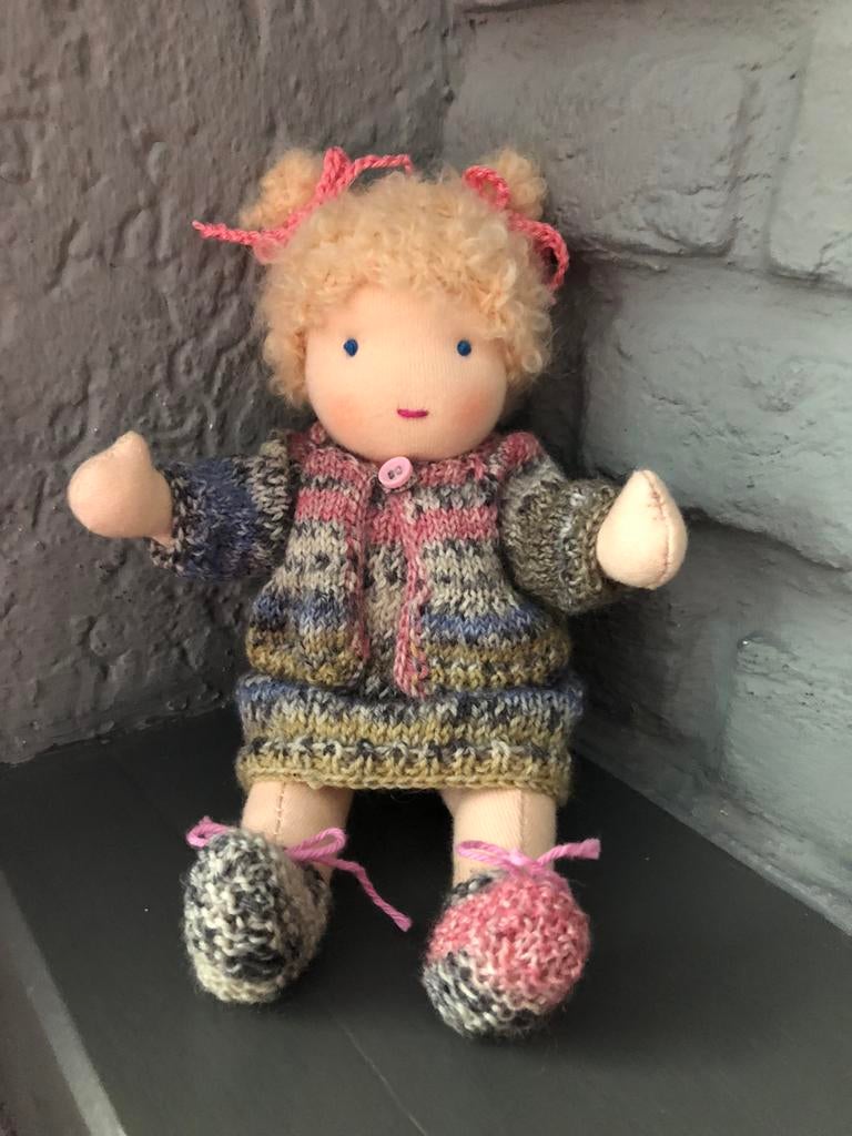 Zonnekindpop  Babypopje 1 - 24cm / Antroposofisch popje, Verzenden, Nieuw, Babypop