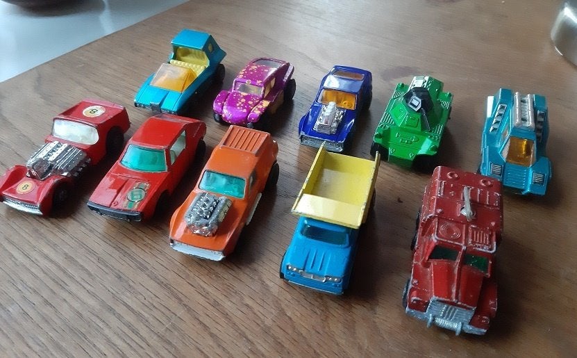 Matchox - 10 verschillende modellen, Hobby en Vrije tijd, Modelauto's | 1:50, Ophalen of Verzenden, Gebruikt, Auto, Matchbox