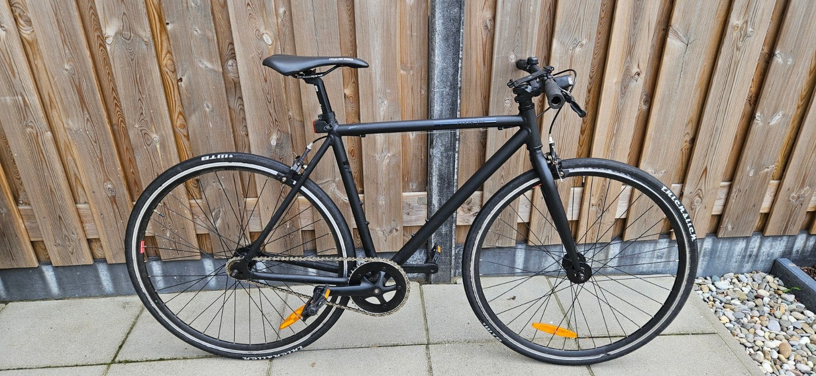 Fixie Singlespeed Fiets - Zwart, Overige merken, Velgrem, Ophalen of Verzenden, Zo goed als nieuw