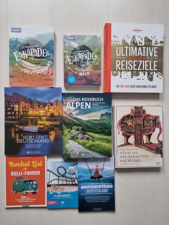Duitstalige reisboeken: Ontdek Duitsland op een unieke wijz, Ophalen of Verzenden