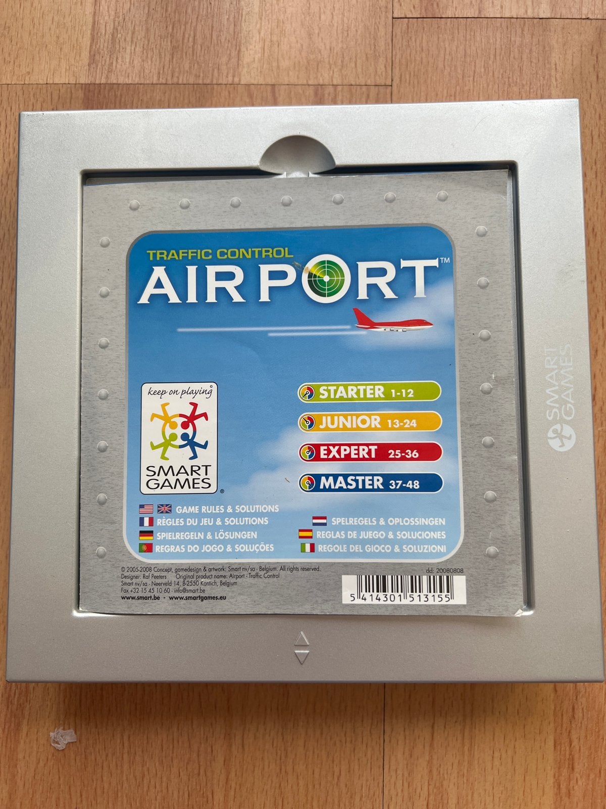 SmartGames Airport Traffic Control Puzzelspel, Een of twee spelers, Ophalen, Zo goed als nieuw, Reisspel