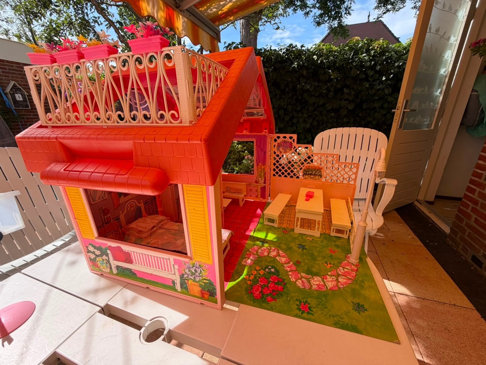 Barbie Toverhuis 1992 - Magic House Fold 'n Fun, Ophalen of Verzenden, Gebruikt