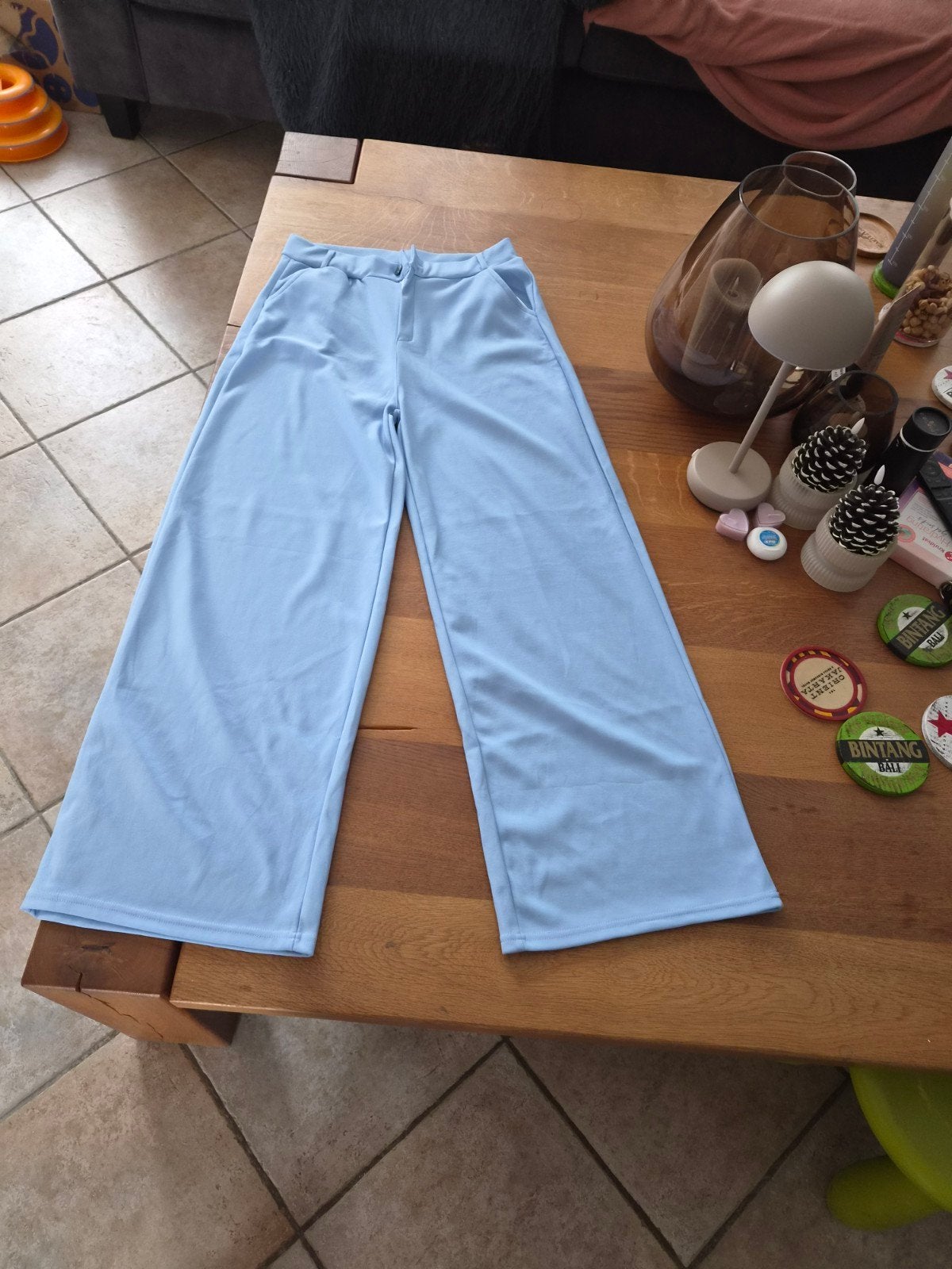 3 broeken maat 42 nieuw, Blauw, Maat 42/44 (L), Nieuw, Ophalen of Verzenden