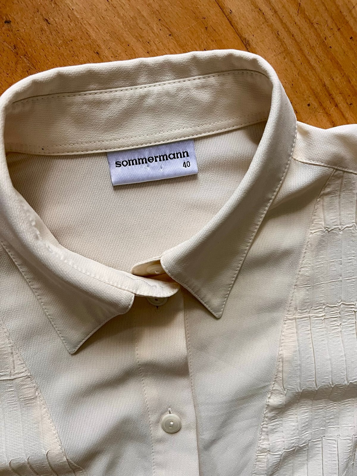 Sommermann Blouse Maat 40 Beige Polyester, Ophalen of Verzenden, Zo goed als nieuw, Maat 38/40 (M), Beige