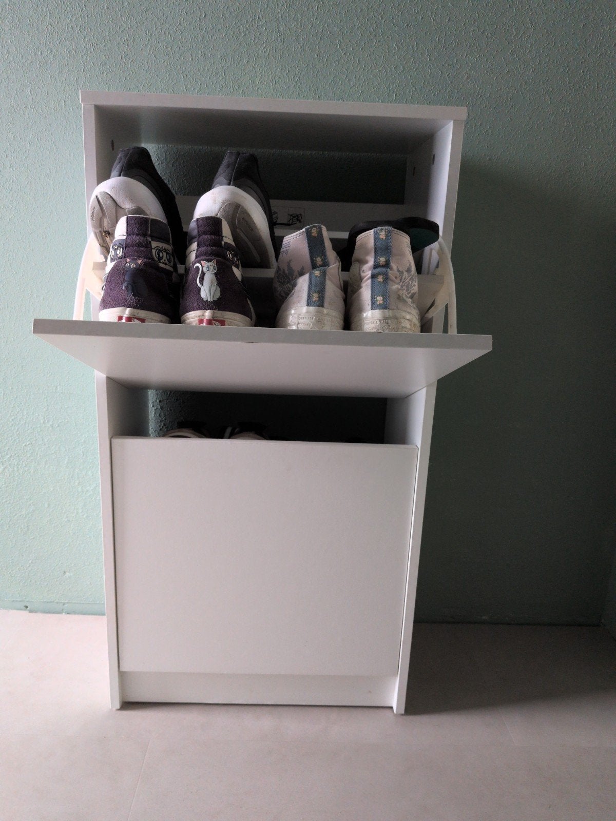 2x Ikea Stall schoenenkast wit, Ophalen, Gebruikt, Modern