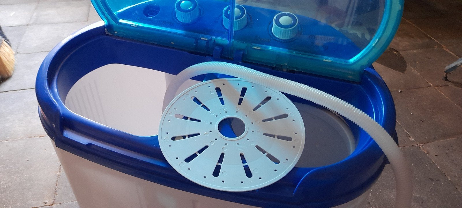 Mestic Mini Wasmachine 3.5 kg - Compact en Draagbaar, Ophalen, Minder dan 85 cm, Minder dan 4 kg, Bovenlader